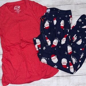 Christmas maternity pajamas size small